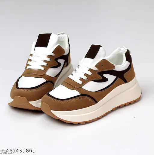 Brown and white Sneaker