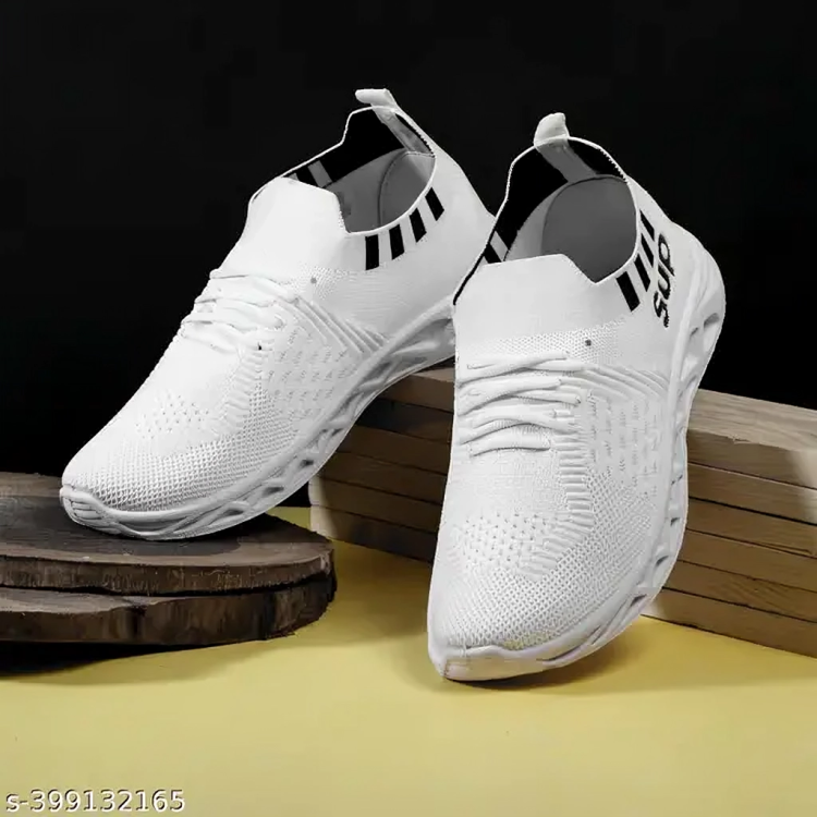 White Sports Shoes For Men