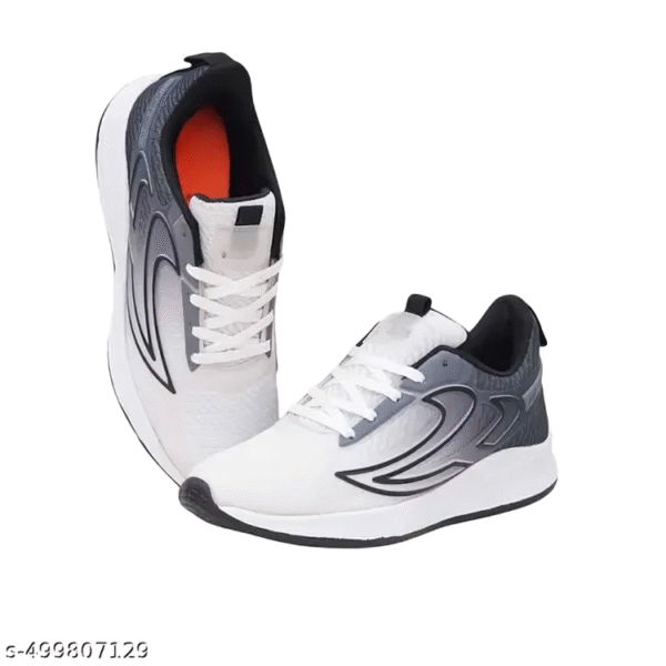 Men's White Casual Sneakers - Image 2