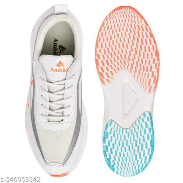 White Casual Sports Shoes - Image 2